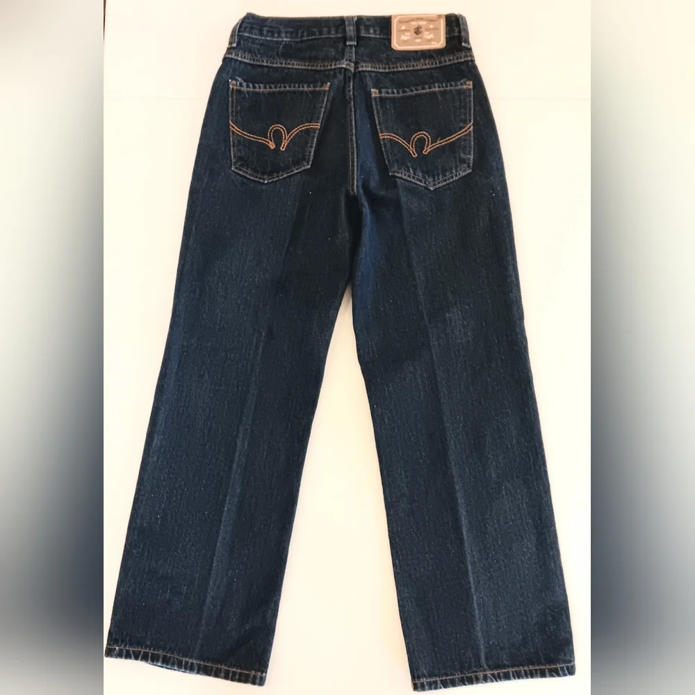 Vintage Rocawear baggy dark blue jeans. Size 12